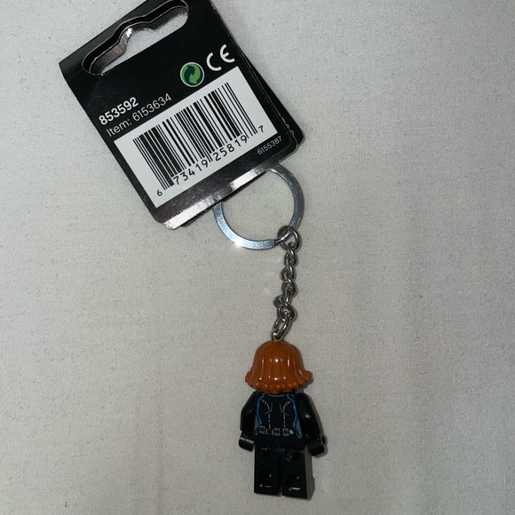 *RESERVED* NWT Lego Keychain Super Heroes Black Widow - Picture 2 of 3